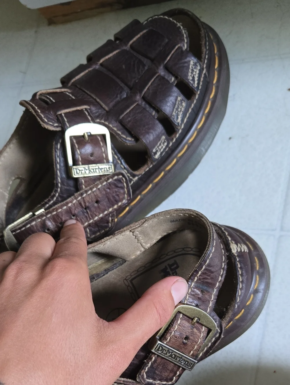 Dr. Martens 8092 Fisherman Sandal US Men's 8 / UK 7 / CON 41, Brown